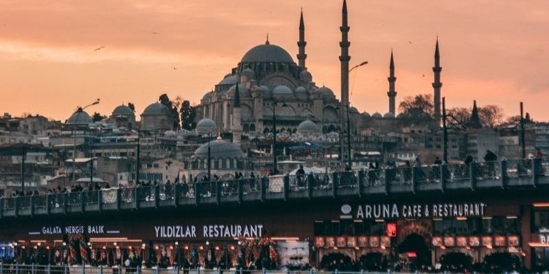 Istanbul in the Marmara Region in Turkey