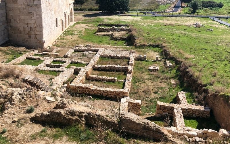 Ancient City of Patara. Many buildings have been restored but some are just the first layer like this one. 