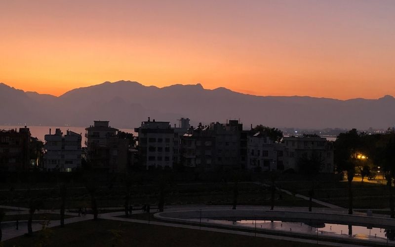 Antalya Sunset from my friend's balcony