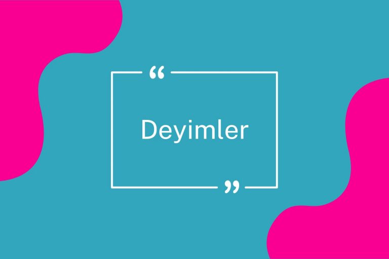 Turkish Sayings Deyimler