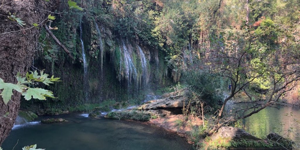 Waterfall in Upper Dudden Falls, Antalya