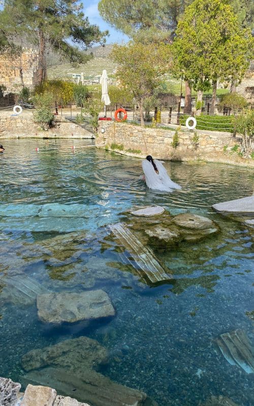 Cleopatra's Pool which is over by Pamukkale