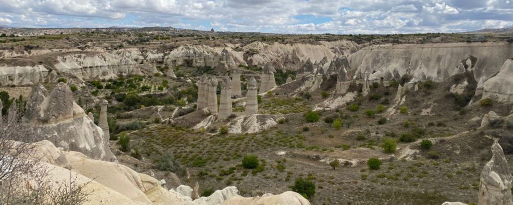 Love valley, Cappedocia where fairy chimney/phalic shaped towers stand tall through the valley.