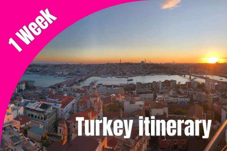View of Istanbul: 1 week Turkey Itinerary
