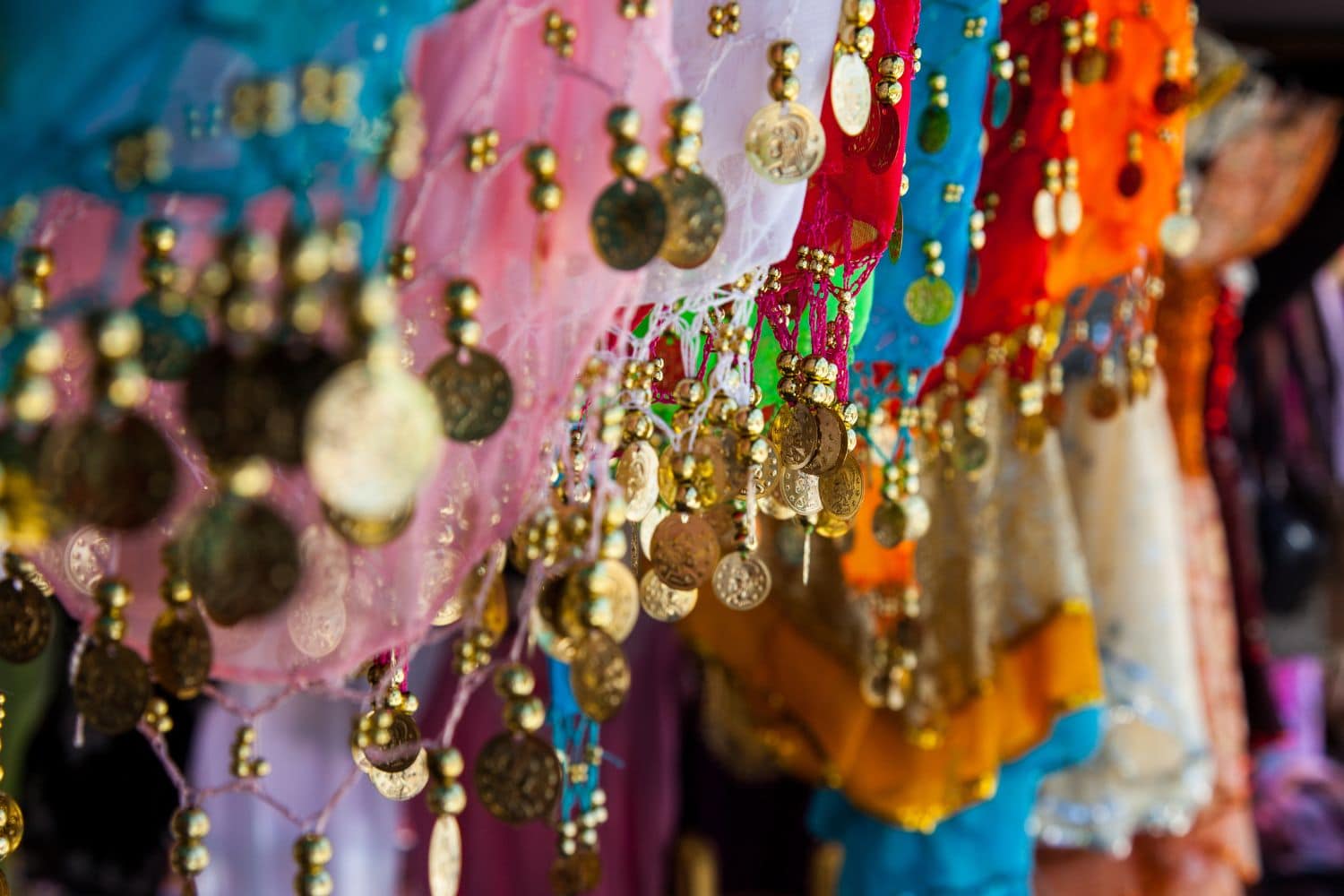 Turkey Belly Dancer clothes closeup