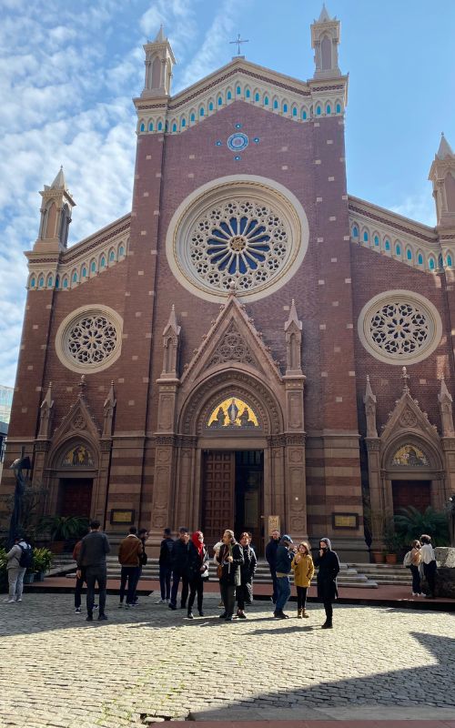 Church of St. Anthony of Padua on Istiklal in February