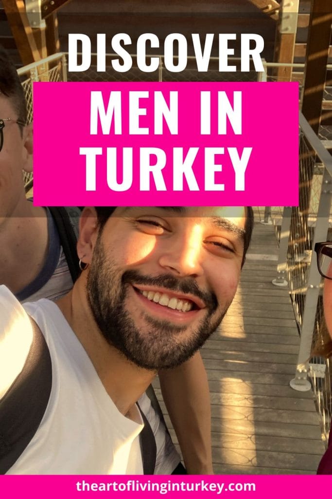 Pin with a photo of Sualp that says discover men in turkey.