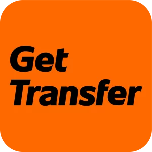 gettransfer.com logo for aiport shuttle services. 