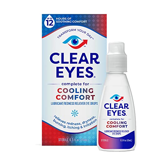 clear eyes eye drops to help combat dry eyes when flying