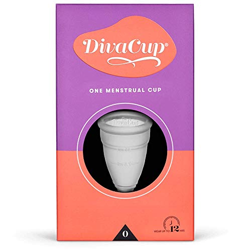 DivaCup menstrual cup in cardboard packaging