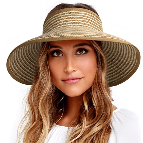 sun hat with an open top perfect for wearing with a ponytail or bun