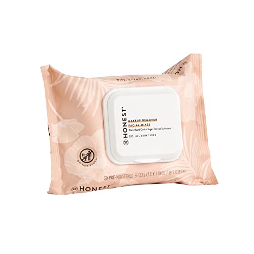 a package of honest brand face wipes