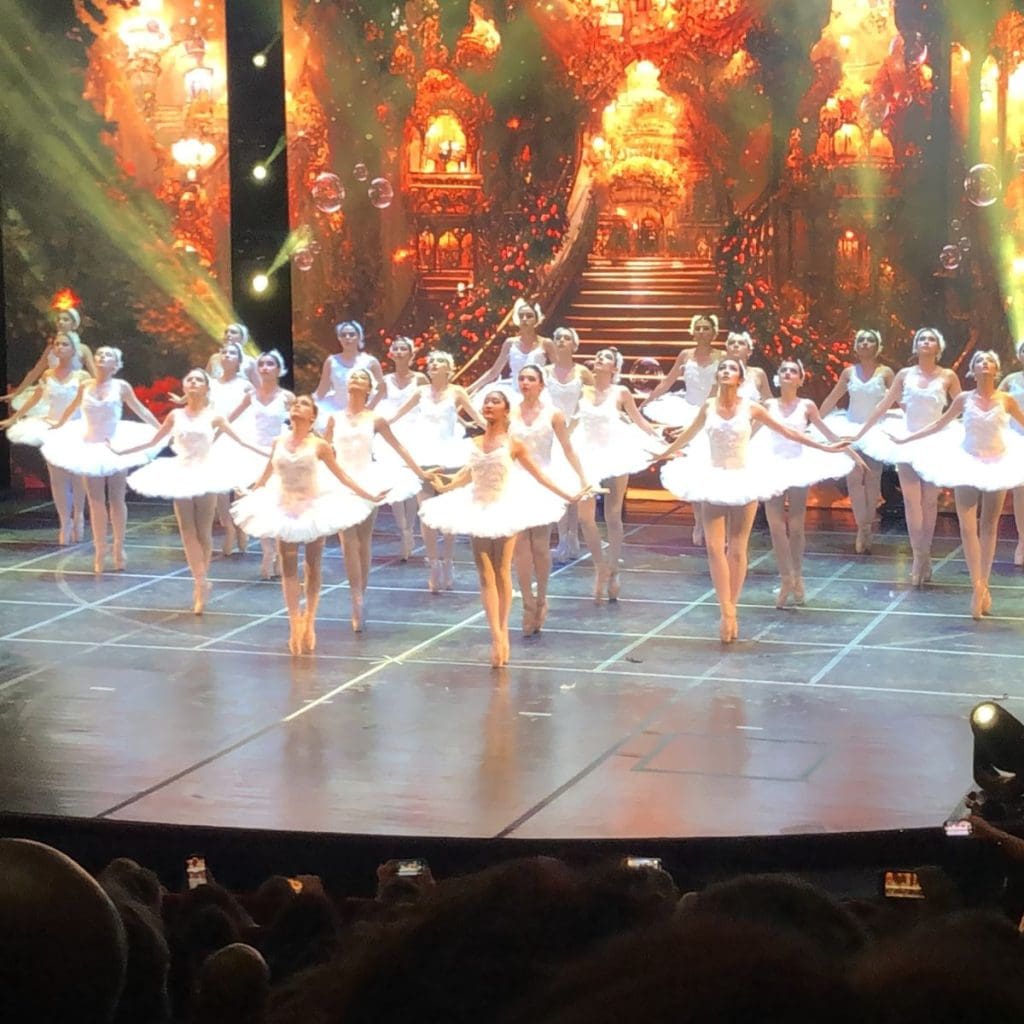 A performance of Swan Lake at the TIM Show Center in Istanbul