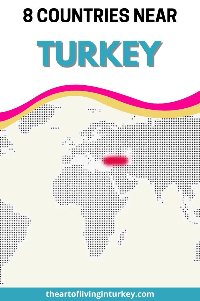 pinterest pin for 8 countries near Turkey