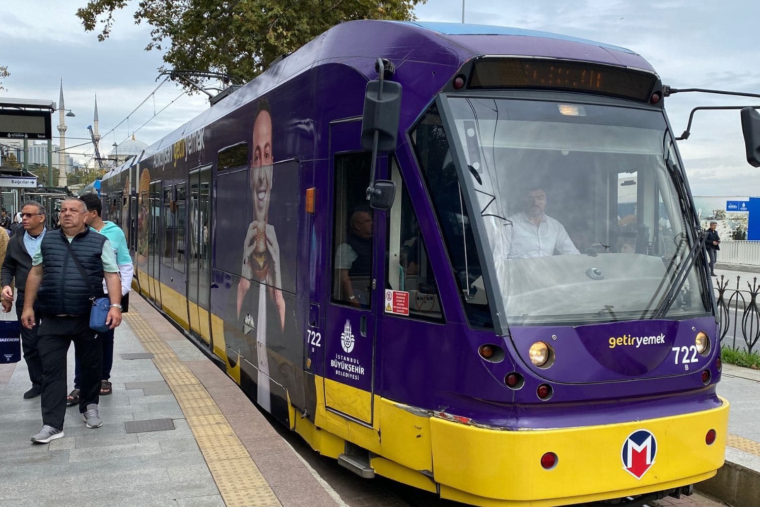 The T1 Tram is a great option for public transportation Istanbul.